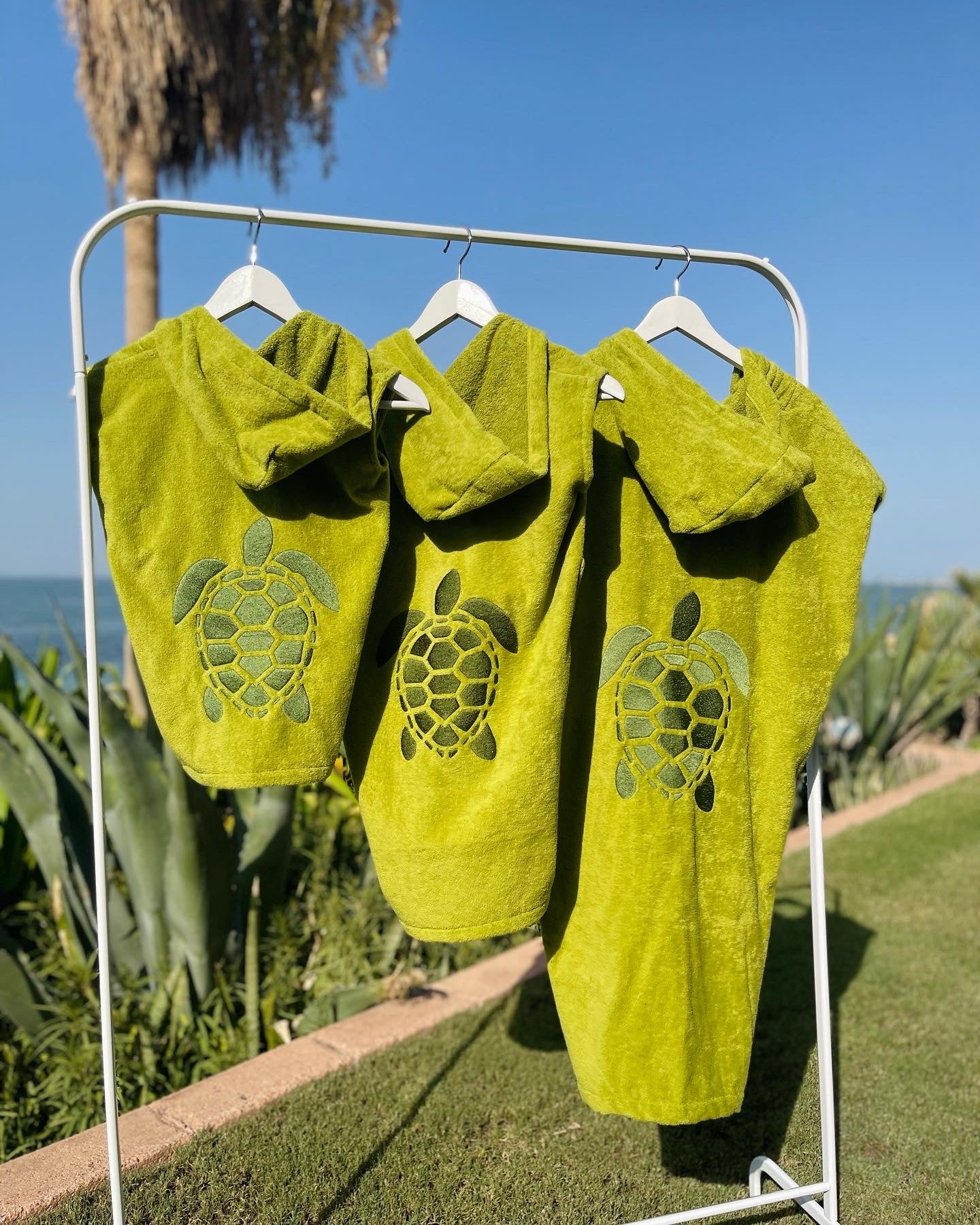 Kids' Green Turtle Bisht