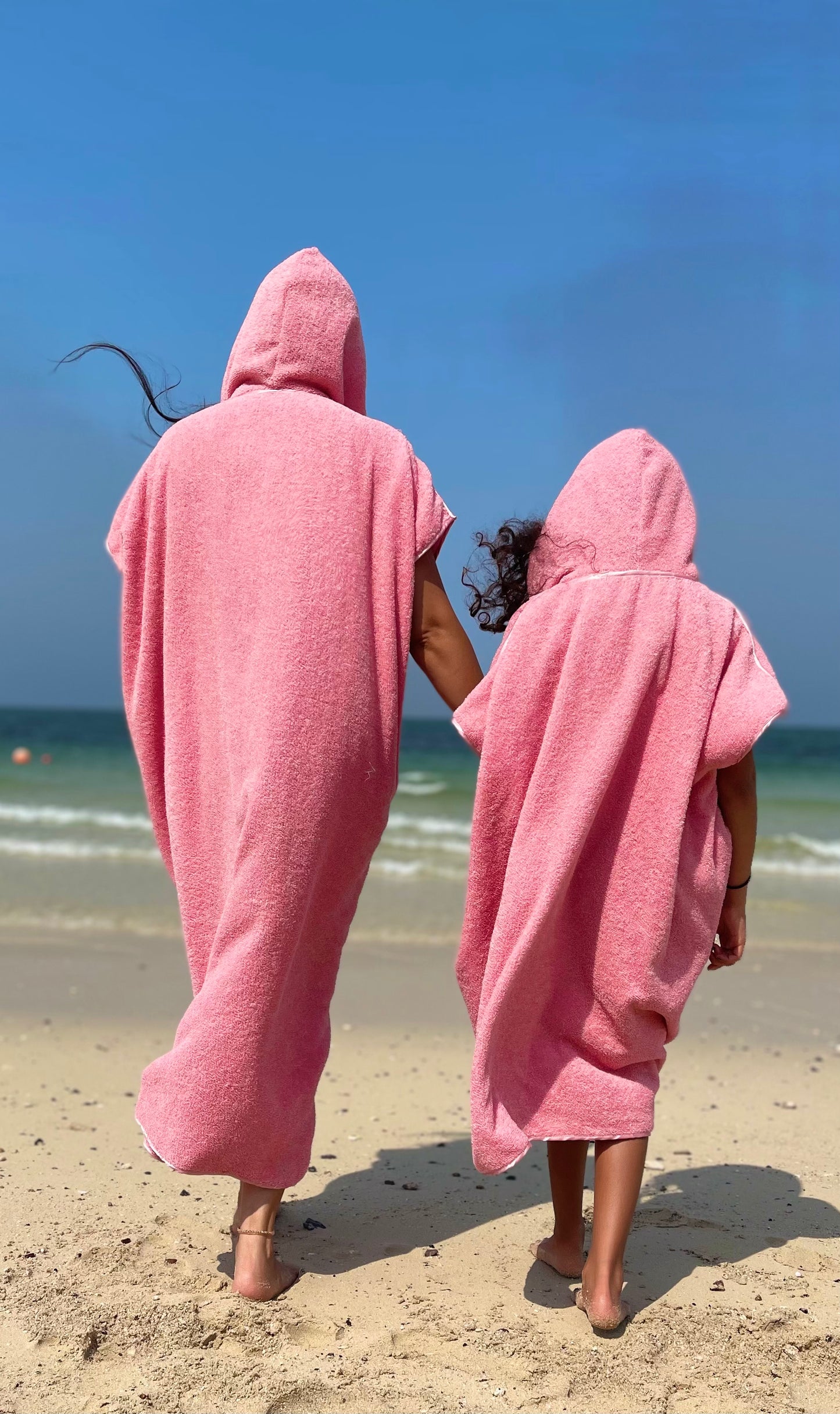 Women's Pink Butterflies Bisht