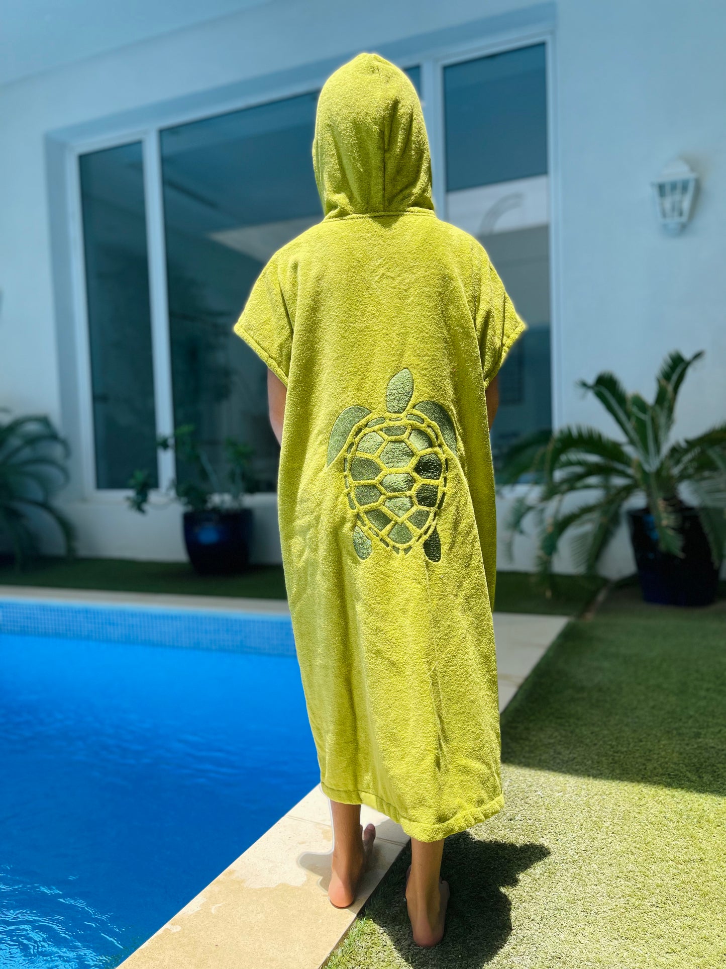 Kids' Green Turtle Bisht