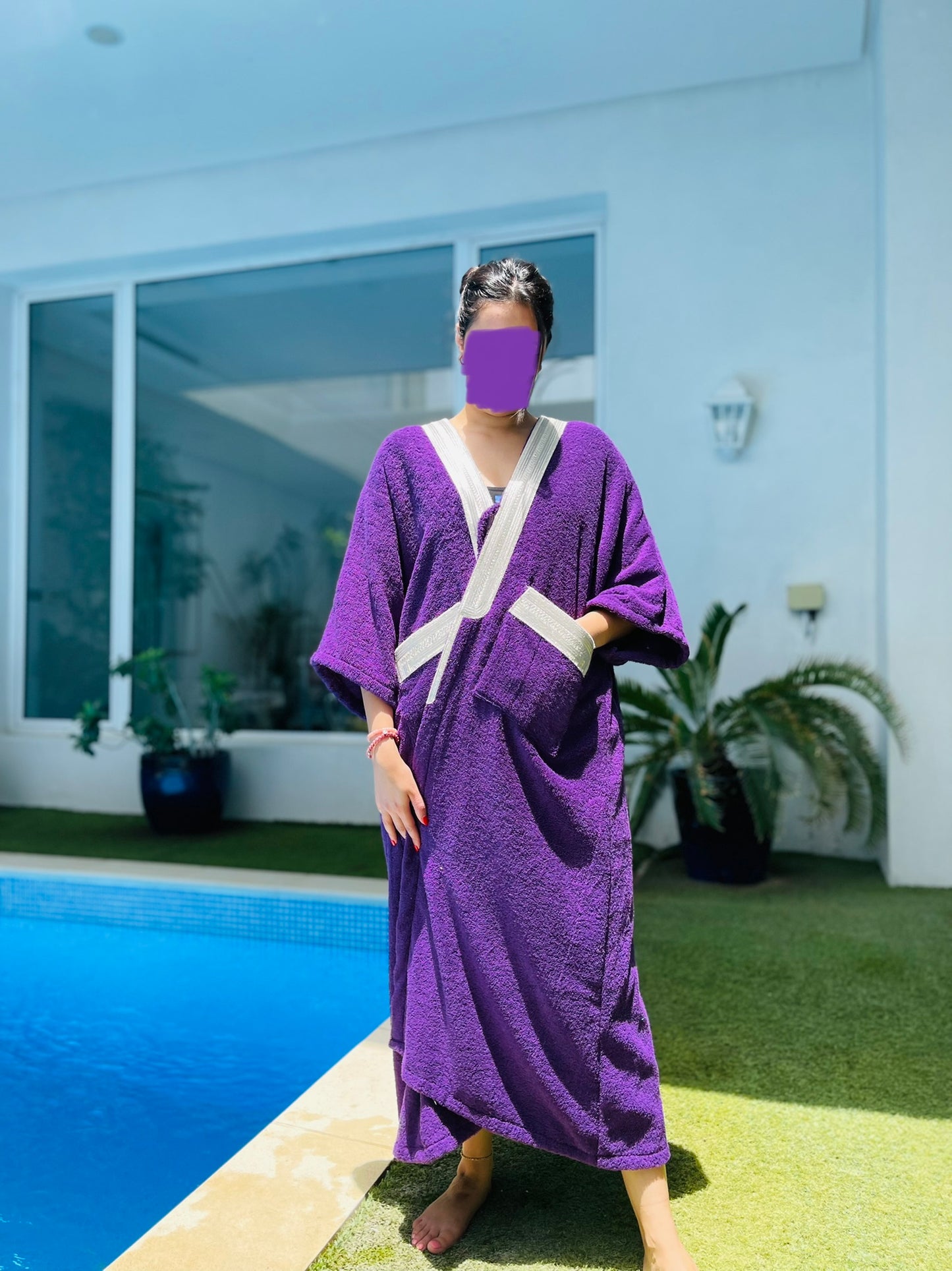 Women's Purple Bisht