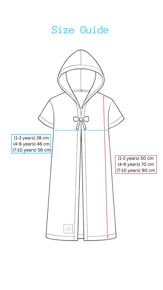Kids' Pink & White Striped Bisht