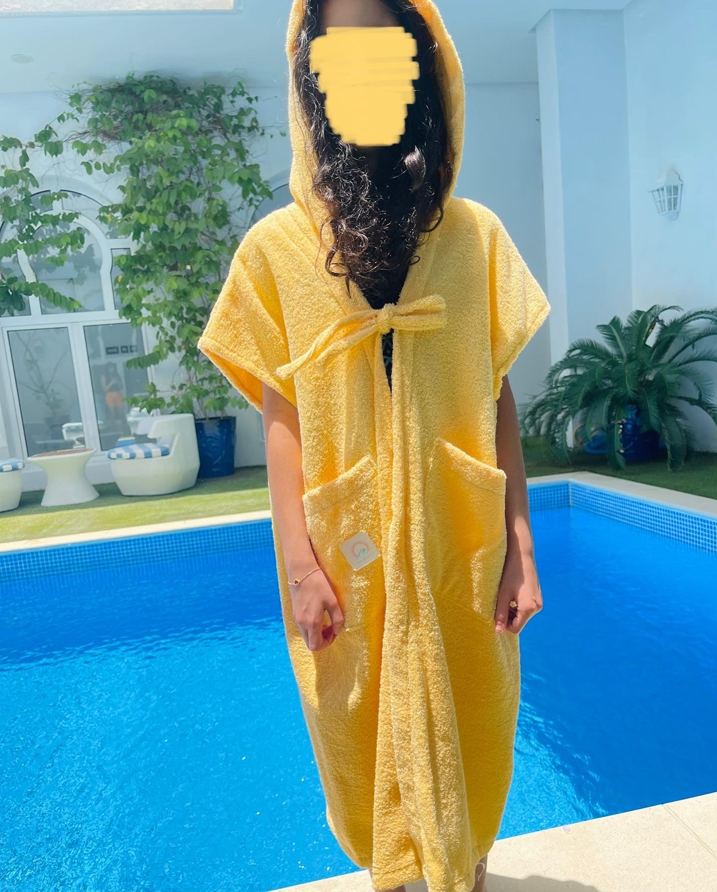 Kids' Yellow Fish Bisht