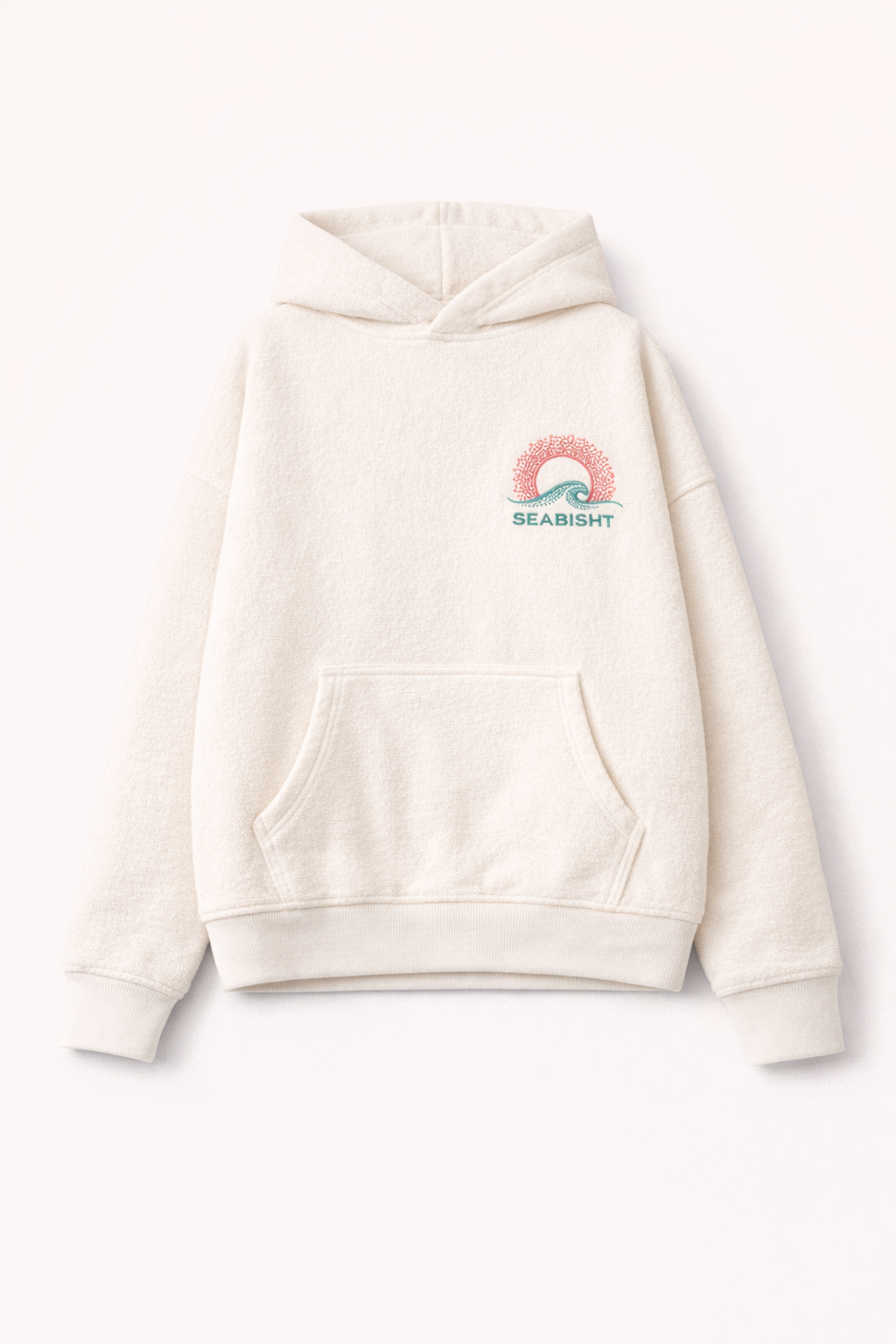 White 'Sea Comes First' Hoodie